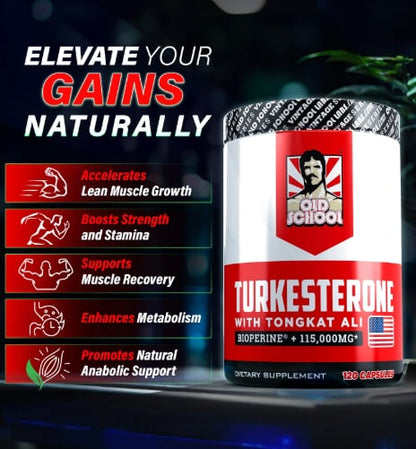 TURKESTERONE OLD SCHOOL CUIDADO PERSONAL